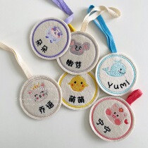(Favoria customization) Han ins cartoon name brand embroidery name brand kindergarten baby children book bag hanging