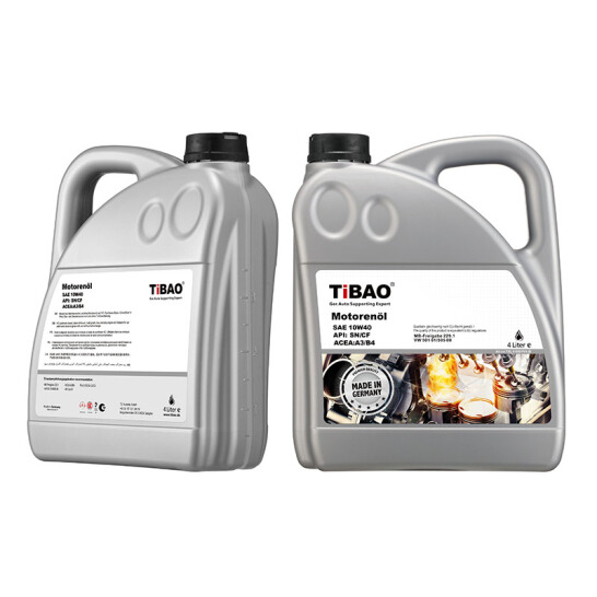 TiBAO 10W-40 Semi-synthetic SN Grade Lubricating Oil Engine Oil 4L Pack