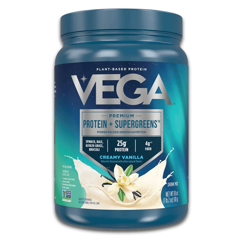 Vega Greens Plant Pea Protein Powder Green Vegetable