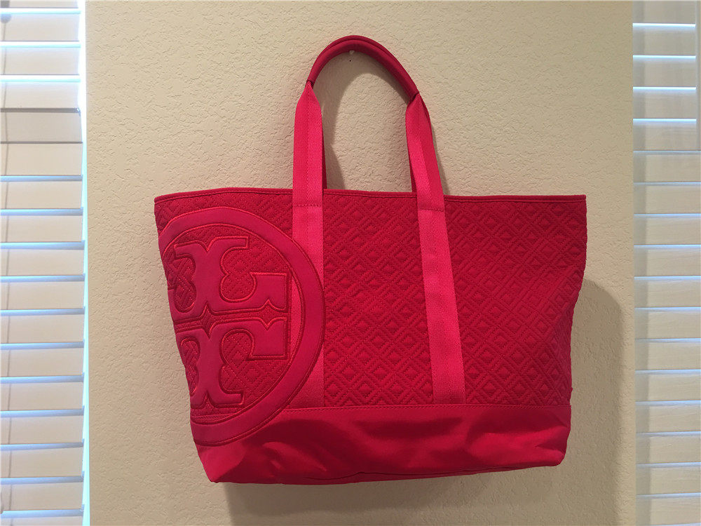 Tory Burch Pink Quilted Purse
