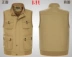 Cộng với áo khoác nhung dày ấm áp nhiều túi áo vest trung niên nam vest vest cha cotton vest trung áo ba lỗ trắng Áo vest cotton