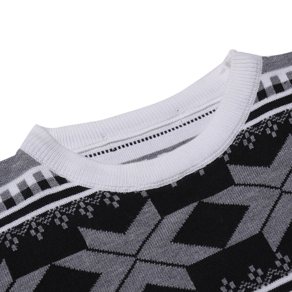 Polygon Pattern Sweater