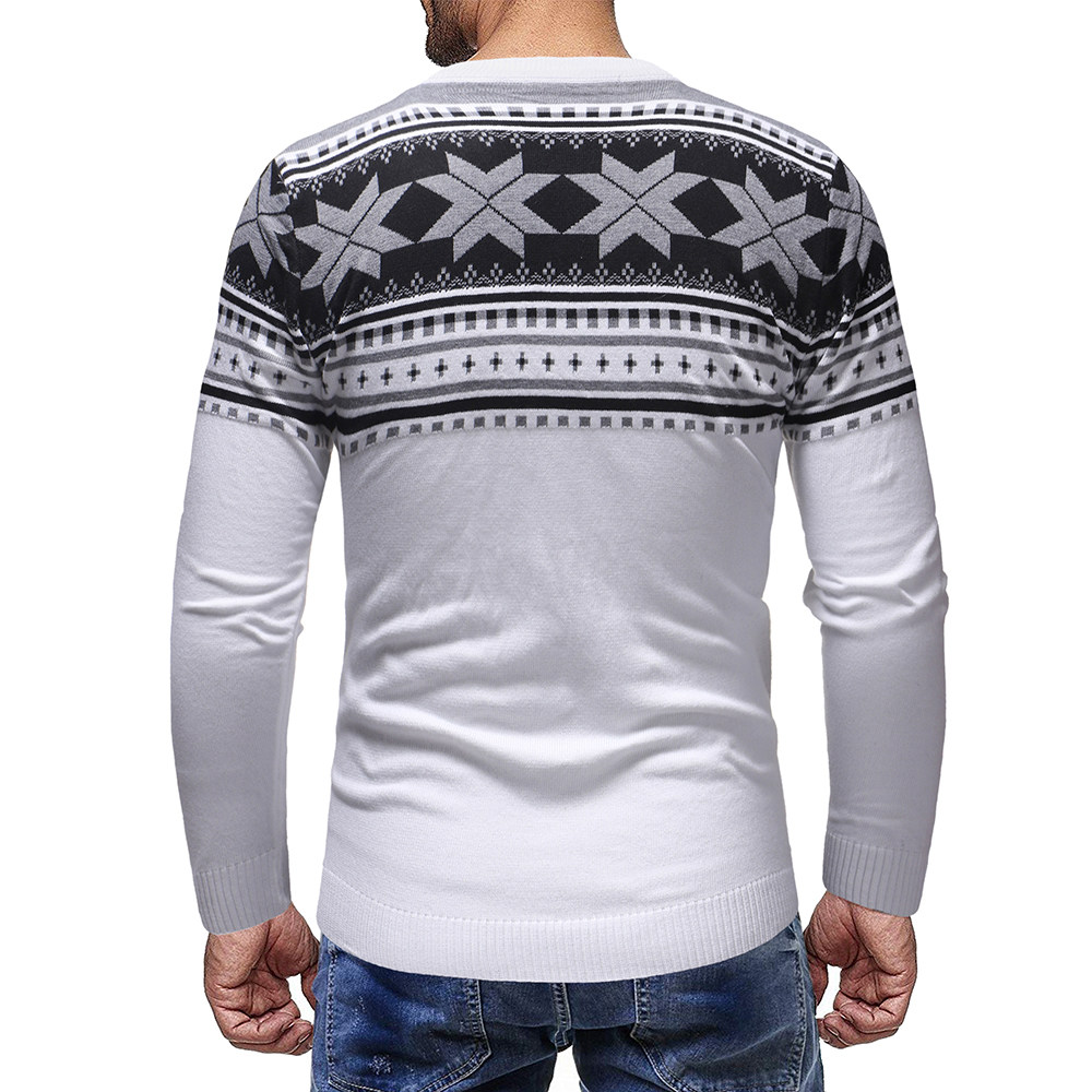 Polygon Pattern Sweater