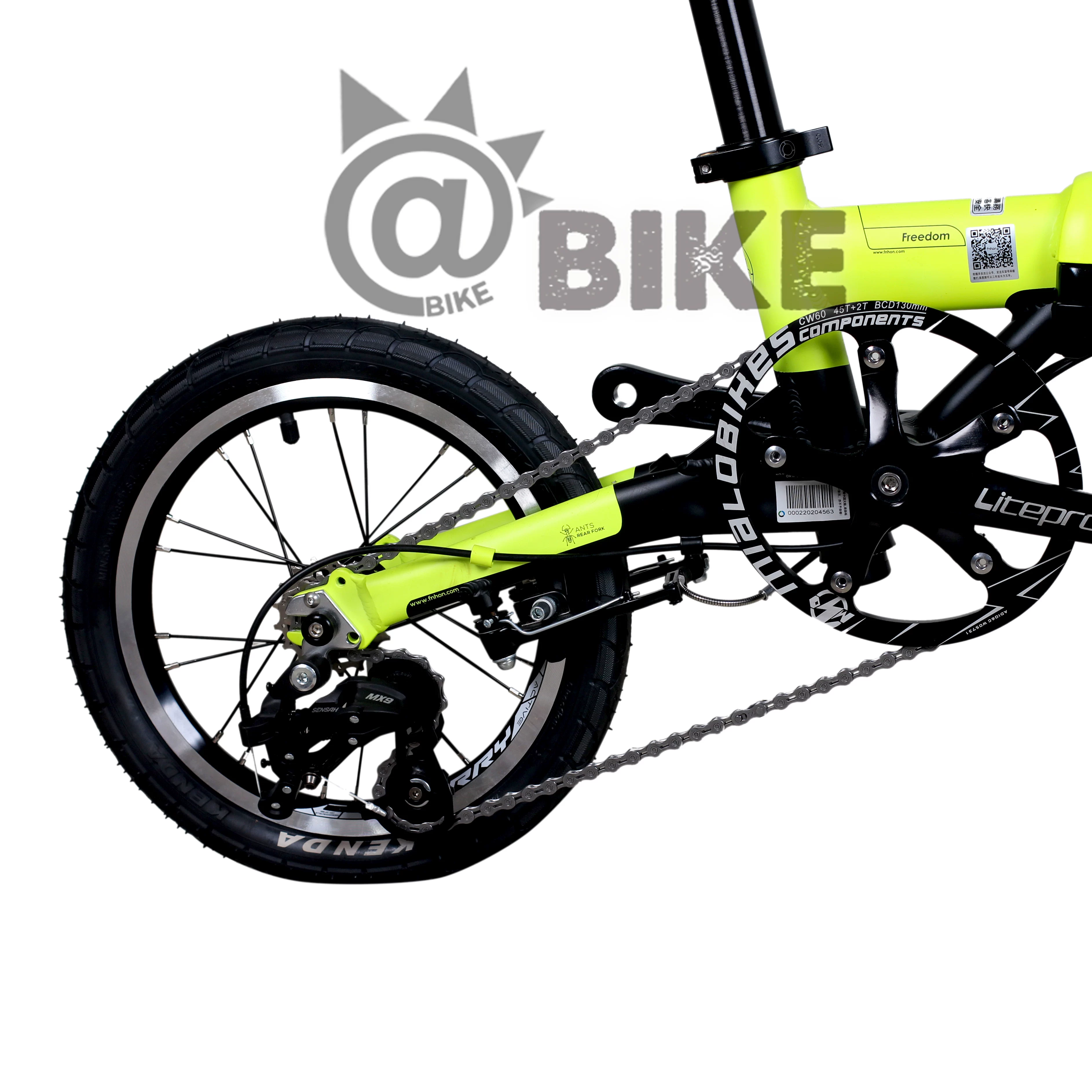 "@Bike Fnhon Charm FGA1402 External 3 speed 412 ultra -light 14 -inch folding bicycle 3 speed"