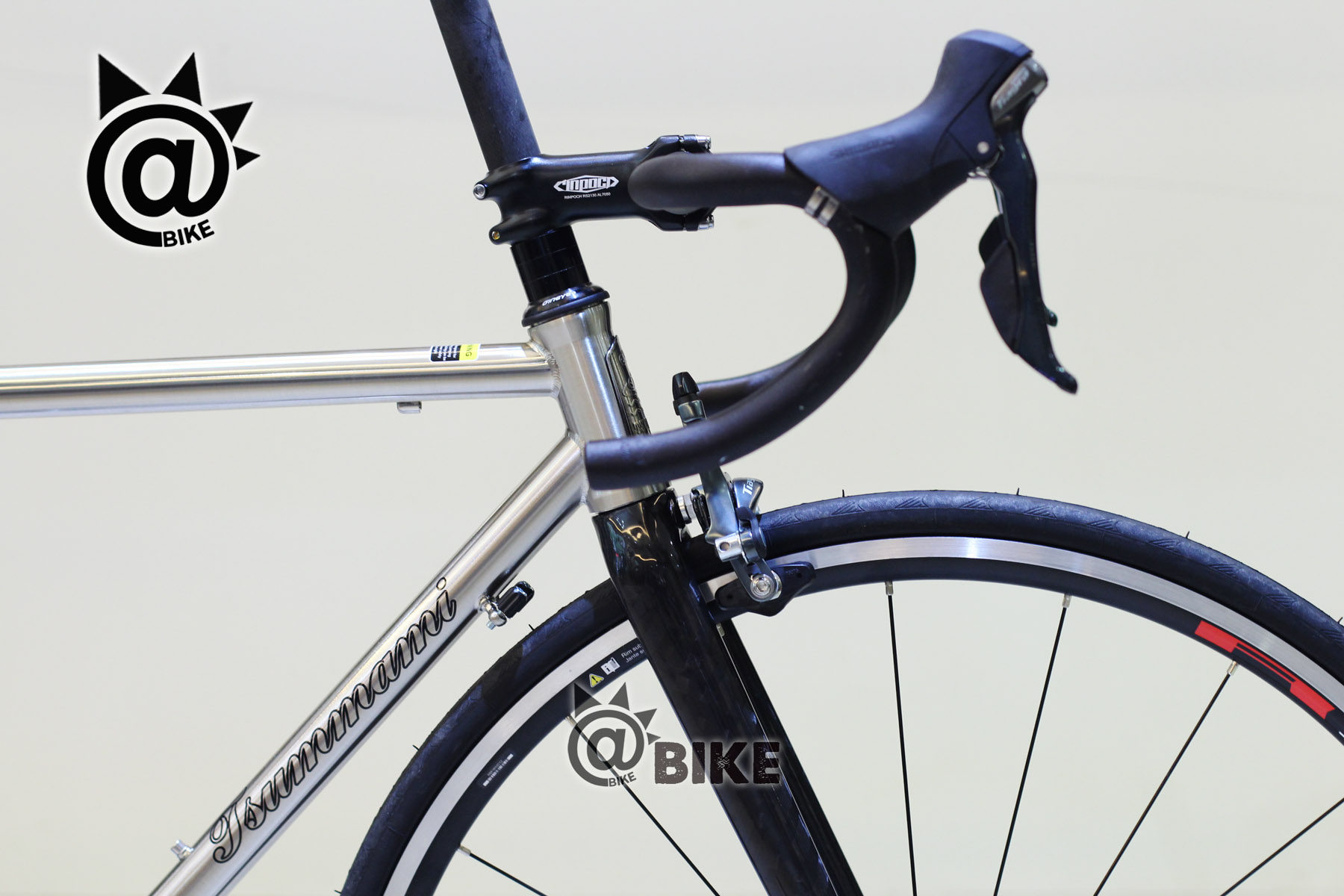 шоссейный велосипед @bike 正品行货 速那米海啸 tsunami 4135  公路整车钢架复古 Speed that meter