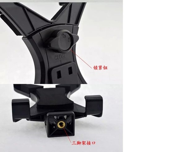 Ipad Tablet PC Clip Chân máy Gắn giá đỡ Clip Selfie Stick PTZ Giao diện phổ quát - Phụ kiện máy tính bảng ốp lưng ipad air
