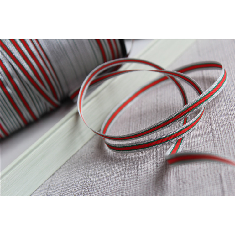 Inglén Style Red Green Striped Rostride Webbing Webbing Ribbon DIY Handmade Clothing Accessories Outlet Mini Handbill Material