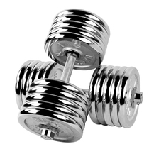 Foot heavy plating dumbbells 30 40 50 80 100KG dumbbell home fitness pair arm muscle exercise equipment