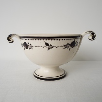 SOLD OUT Vintage Middle-aged French Antique Binaural Bowl