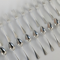 SOLD OUT Vintage Middle-aged French Christofle Kunting Silver-plated Spoon Fork