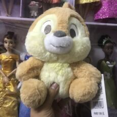 Мягкая игрушка 上海迪士尼国内代购长毛毛治愈系松鼠奇奇毛绒玩偶玩具娃娃布偶