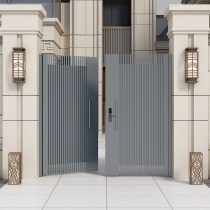 Wrought Iron custom villa door open door door household household door galvanized door rural courtyard door double door