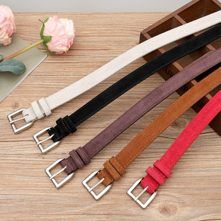 High-End Feel[100% Pure Cowhide+Soft]Women's Genuine Leather Belt, Versatile Style for Women to Wear with Jeans