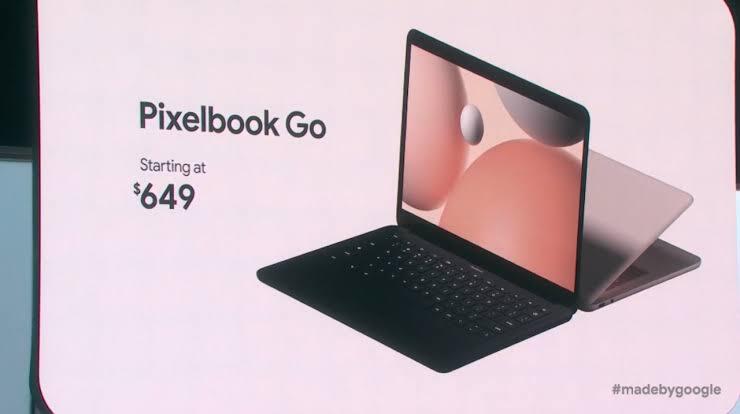 Google Pixelbook Go Chromebook Google Laptop Gemini Chrome Os