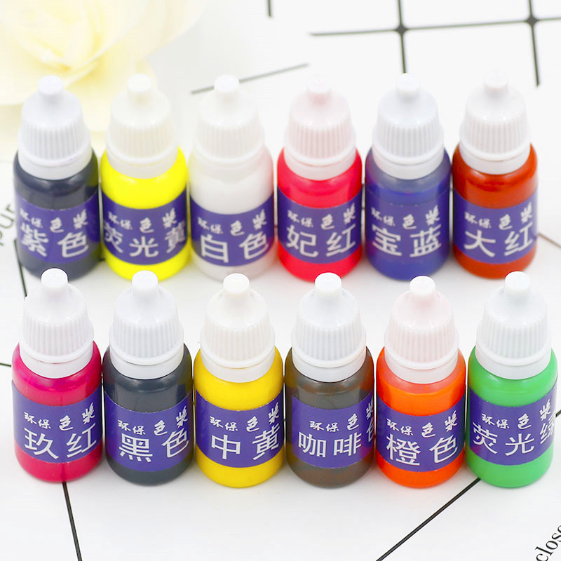 Concentrated eco-friendly water-based colour paste paint Paint Screen Printed Toner Coloring Force Strong Diffusion Homogeneous 10ml-Taobao