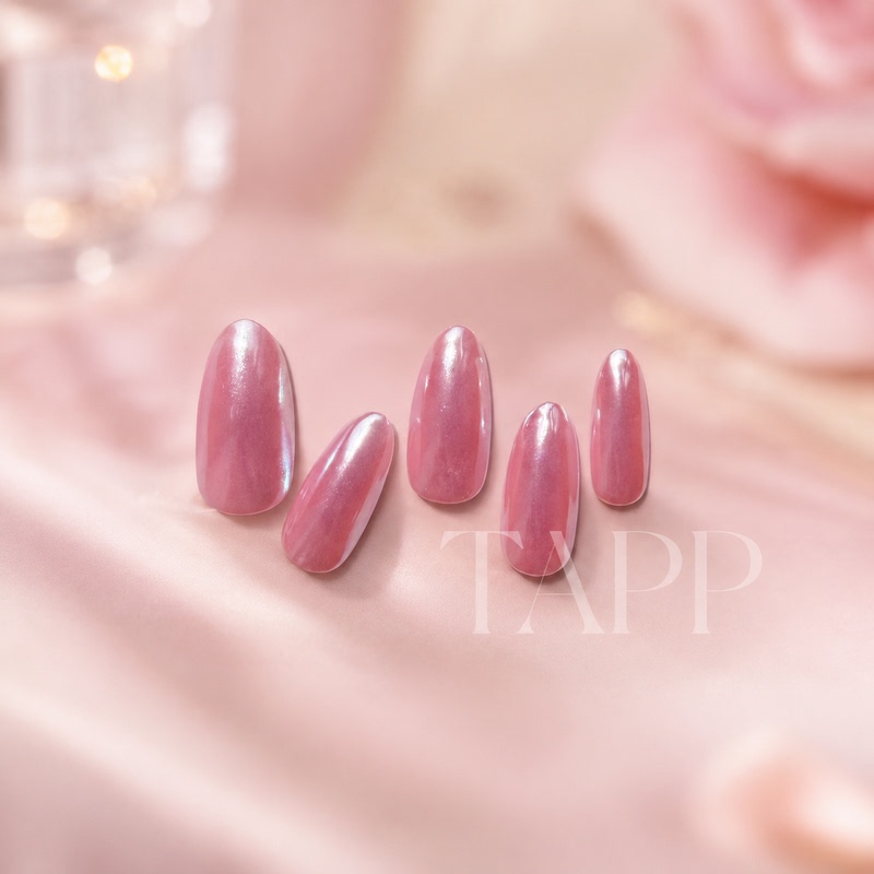 【Tapp Princess Sweetheart】Japanese Vetro Pure Desire Soft Cute Pink Enoi Magic Mirror Hailey High-End Wearable Nails