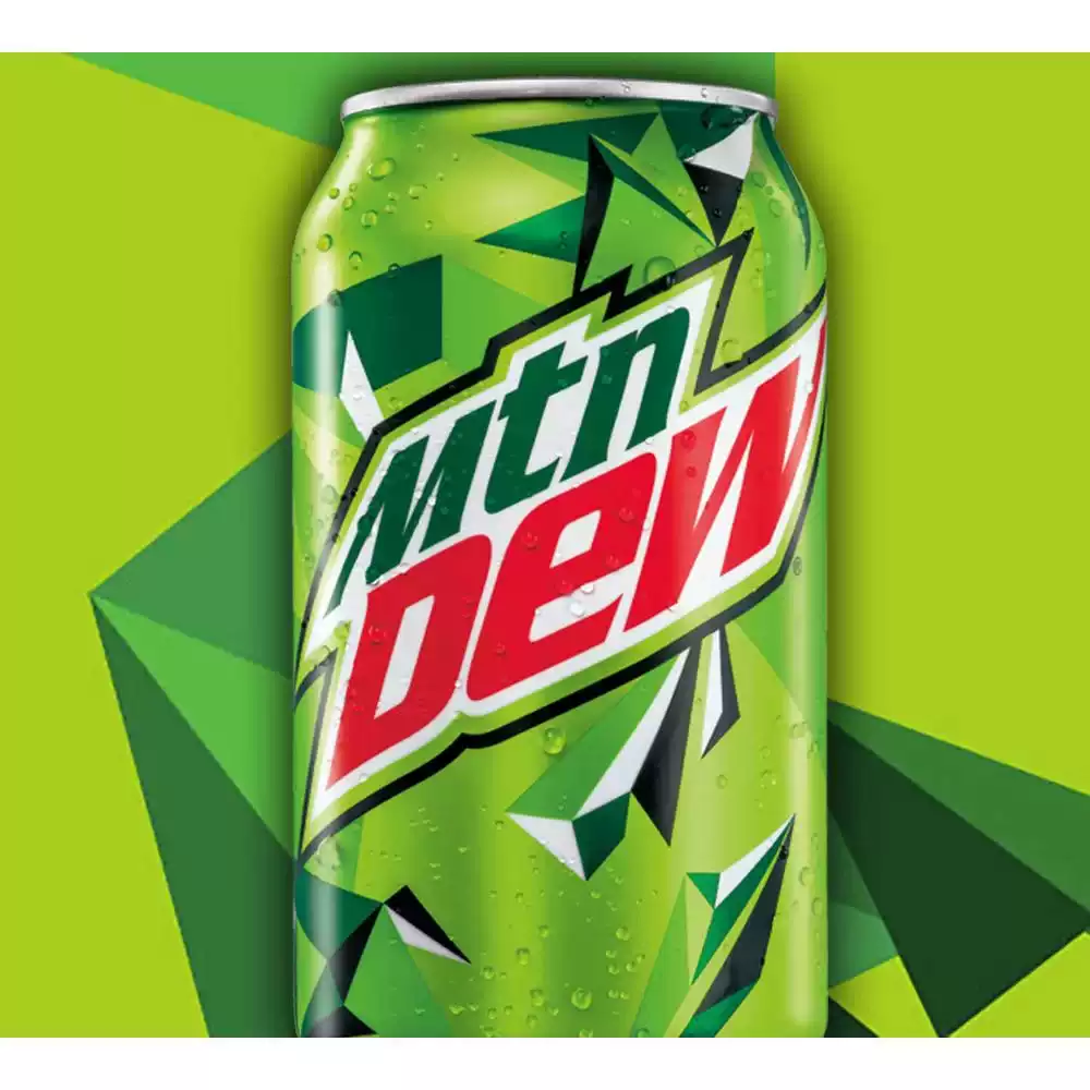 進口歐洲版Mountain DEW激浪汽水330ml*24罐丹麥進口百事可樂出品