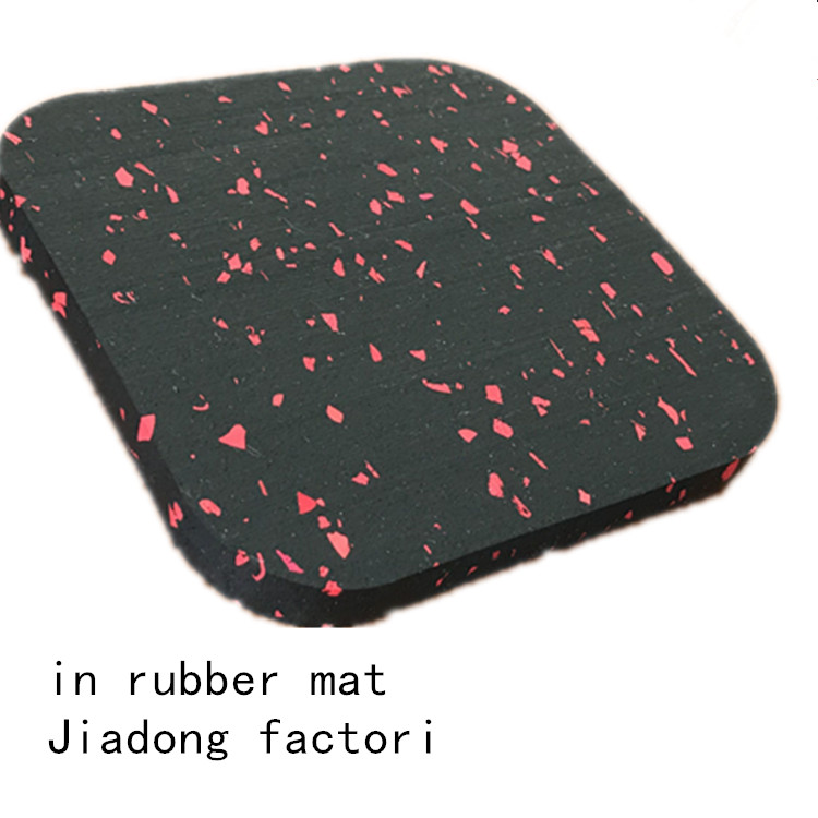 Factory direct sales gym indoor professional sports floor rubber non-slip wear-resistant plate sound-proof shock-absorbing rubber coil floor mat