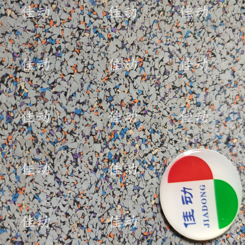 Shopping mall 3mm silicone mat display shelf rubber mat EPDM rubber particles color dot mosaic wallpaper