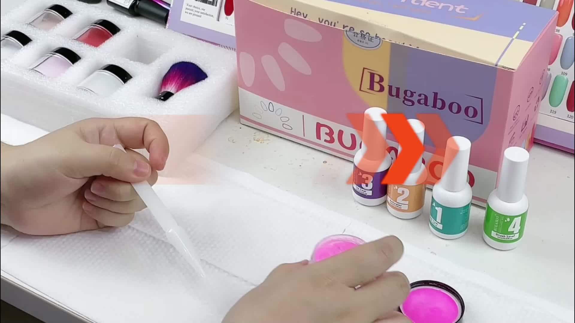 Custom Home Summer Nail Art Acrylic Dip Powder Kit Dip Nail Kit Ema