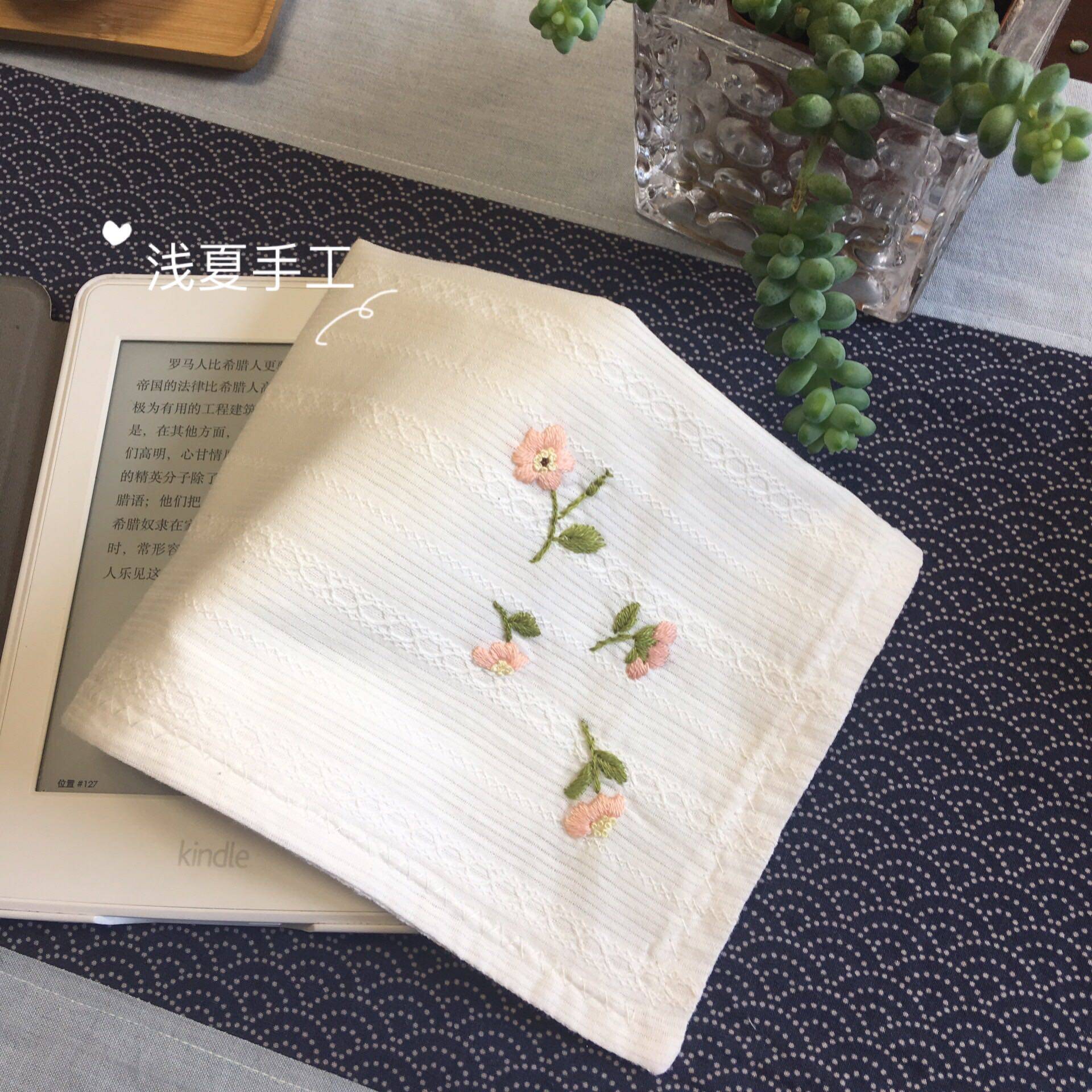 Falling Ying handmade embroidery diy material package beginner kit handmade class to send girlfriends gift decompression healing department handmade