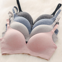 The upper thin and lower thick small breasts gather sexy sports underwear no trace ladies without steel ring pen bra collection flat chest