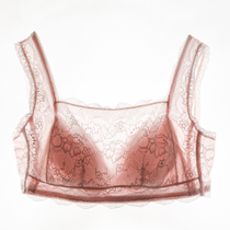 Spring and summer bra-free bra female sexy lace ultra-thin anti-light wrap bra less womens underwear