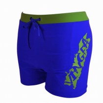 Yingfa size mens swimsuit civil sports waist flat corner swimming trunks Y3583 Blue Black