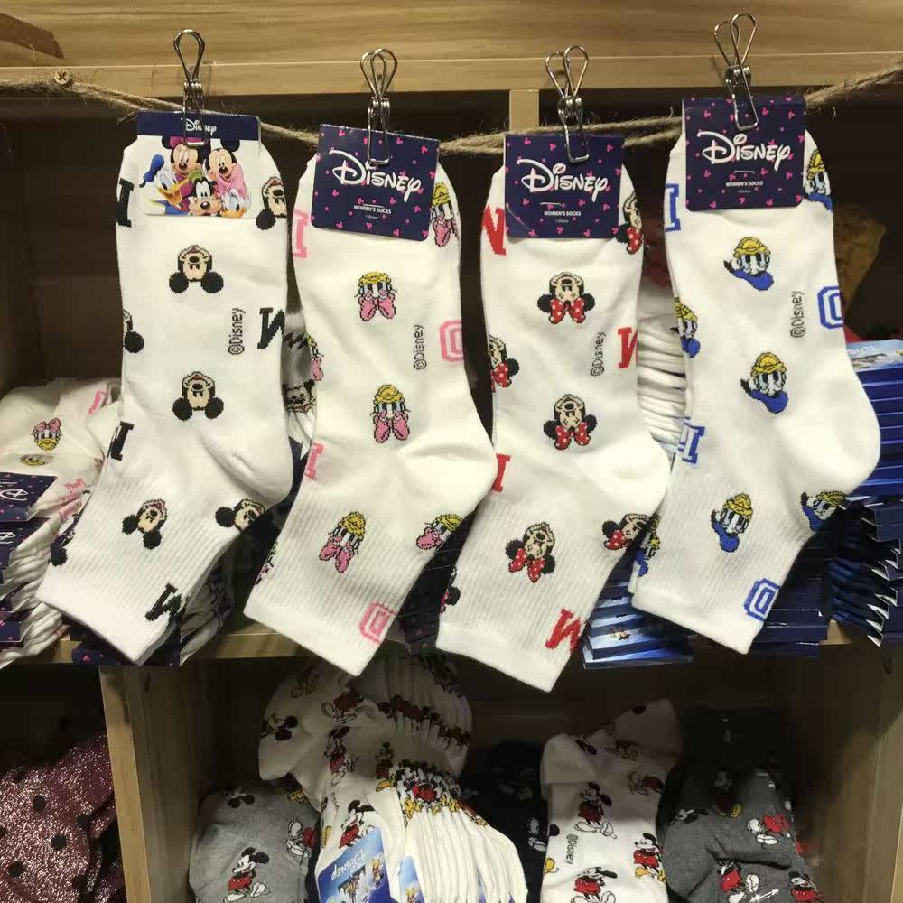 A-12 Hàn Quốc KIKIYA nhập khẩu Dongdaemun mua phim hoạt hình chuột anime dễ thương vớ cotton ống tất dài đến đầu gối
