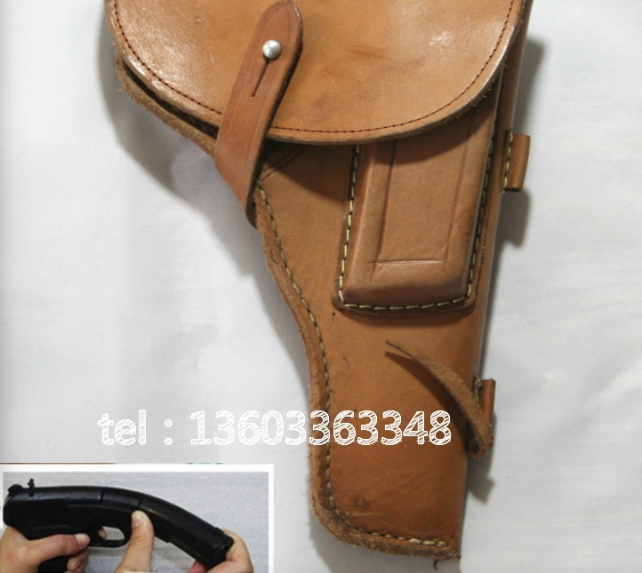 54-style holster cowhide old-fashioned 54 pistol holster collection commemorative double magazine clip set baby bag three-piece toy