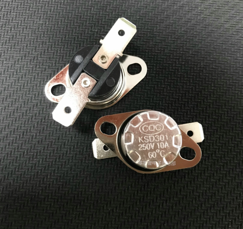 KSD301 60 degree rice cooker disinfection cabinet Water dispenser Quick cooker Jump thermostat switch