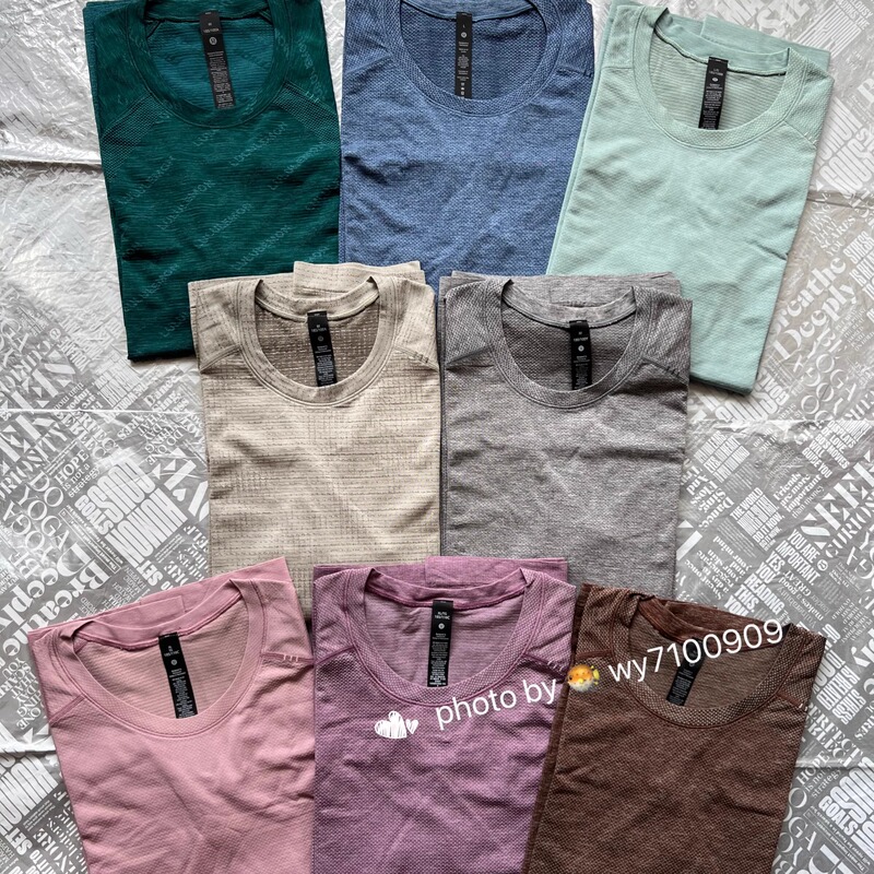 In Stock Lululemon丨Metal Vent Tech Ss Men's Sports Short Sleeve T-Shirt