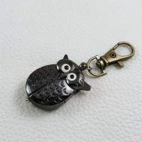 OWL -BLACK (с ключом) Посылает кожаную веревку