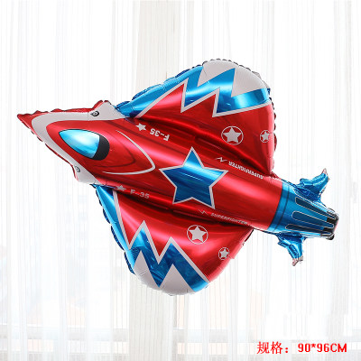 New super plane animation McQueen car aluminum film balloon aluminum foil balloon cartoon toy wholesale balloon hair