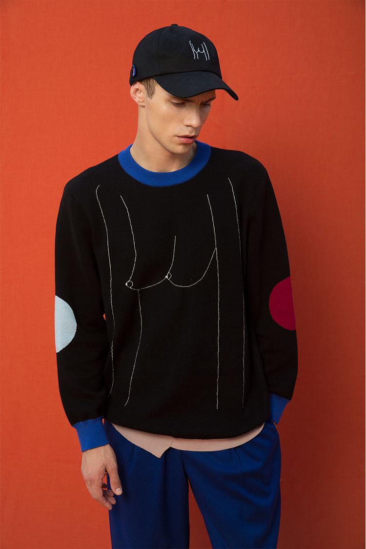 YIZISTORE hat baseball cap flat-brimmed hats for men and women canvas printing fashion lovers curling visor - หมวก - วัสดุอื่นๆ 