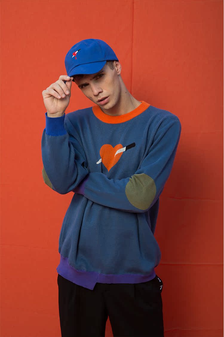 YIZISTORE hat baseball cap flat-brimmed hats for men and women canvas printing fashion lovers curling visor - หมวก - วัสดุอื่นๆ 