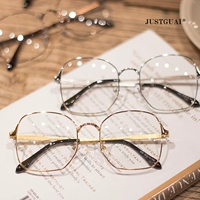 Ulzzang retro kim loại vuông nam nữ hộp lớn Phiên bản tiếng Hàn của kính văn học khung thủy triều người cận thị gương phẳng mắt kính gucci