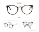 Hàn Quốc hipster nam và nữ kim loại kính khung văn học quạt phẳng gương mặt lớn có thể được trang bị kính cận thị khuyến mãi khung