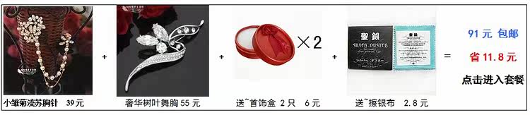 Broche femme en Zircon diamant - Ref 1176165 Image 8