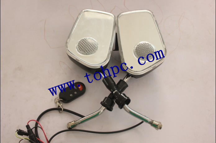 Xe máy âm thanh rear view gương chống-mp3 âm thanh chống trộm xe điện sửa đổi âm thanh gương âm thanh chống trộm