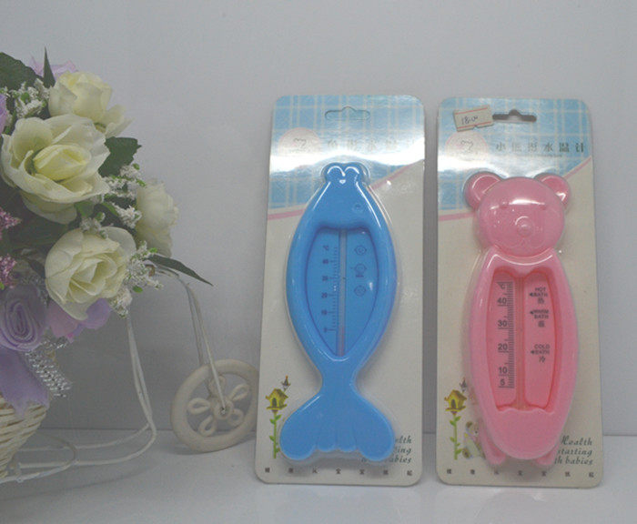 Yacon Baby Bath Cartoon Fish-shaped Water Thermometer Baby Bath Water Temperature Children Room Temperature Side Water Temperature Home Flush