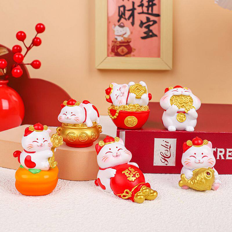 可爱招财猫摆件，办公桌上的好运小助手_潮玩盲盒_淘宝游戏网