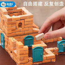 Merry Little Clay Waspenter Building House Toy Simulation Design Brick-and-mortar Child Diy Hand Crafted