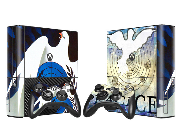 XBOX360E sticker lưu trữ đầy màu sắc bảo vệ phim hoạt hình dán đau +2 xử lý dán để bản đồ có thể được tùy chỉnh - XBOX kết hợp tay cầm ps4