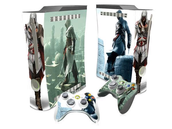 XBOX360 máy dày dán chủ bảo vệ đầy màu sắc phim hoạt hình dán đau +2 xử lý dán để bản đồ tùy chỉnh - XBOX kết hợp tay cầm chơi pubg