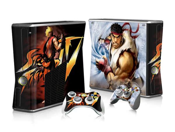 XBOX360 Máy mỏng dán máy chủ lưu trữ bảo vệ đầy màu sắc phim hoạt hình dán đau +2 xử lý dán tùy chỉnh - XBOX kết hợp tay cầm chơi liên quân
