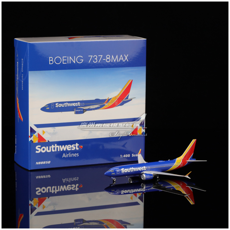 Phoenix 04571 Southwest Airlines B737-8Max N8885Q Aircraft Model 1:400