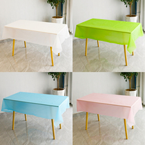 Disposable Table Bins Wind oblong Outdoor Kindergarten Placement Childrens birthday party party Thickened Tablecu