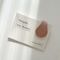 Ins wind handbook real leather magnetic button double side magnetic button decorated notes creative stationery