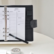 Day Plan Inside Page Simple Link Check Live Page 6 holes for A5A6 Mushroom Hole Moterm